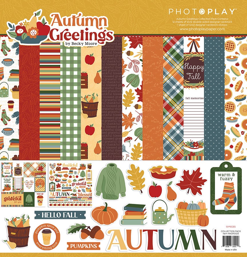 8 Designs/3 Photoplay Paper PhotoPlay Double-Sided Paper Pad 6X6 24/Pkg-Mad 4 Plaid Fall 